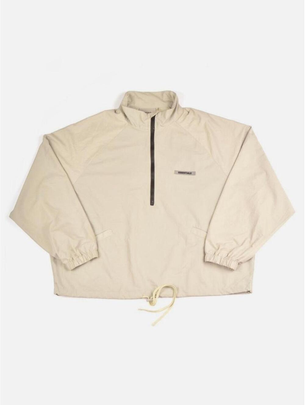 Fear of God Essentials Half Zip Track Jacket Windbreaker.